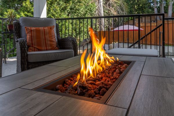 Gas Fire Pit Installation in Logan