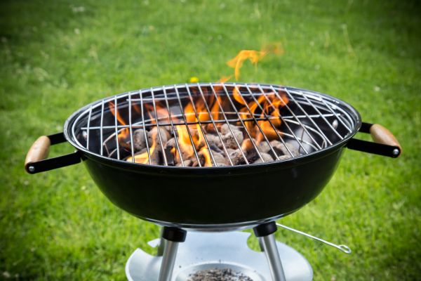 Charcoal Grill Assembly in Logan